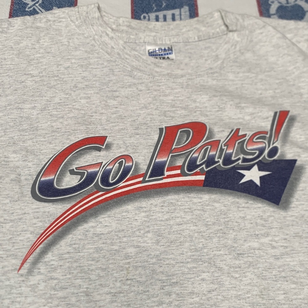 Vintage Go Pats 100.3 WHEB New Hampshire T Shirt